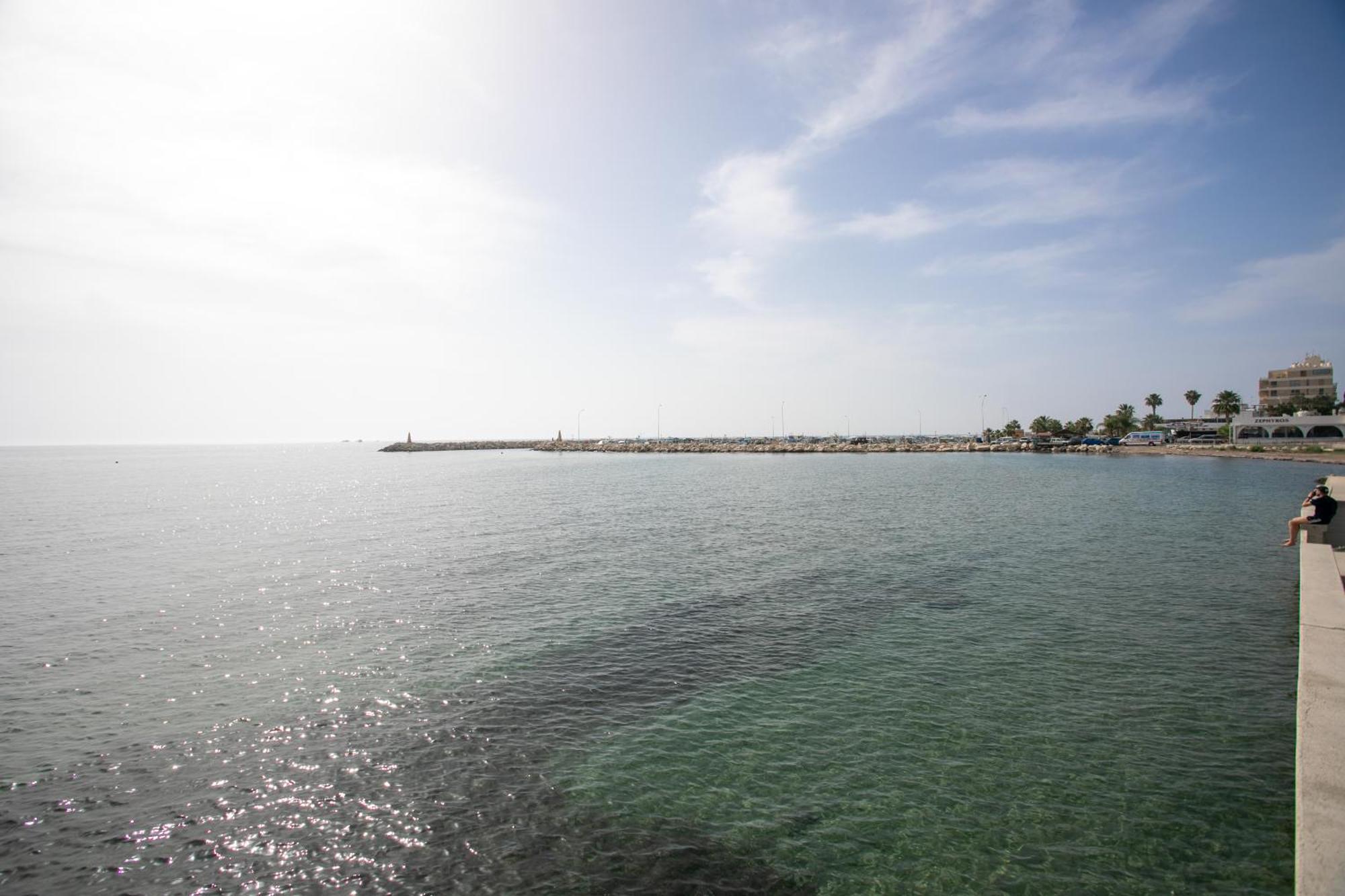 Palmove Luxurious Beachfront Apt Larnaca Eksteriør billede